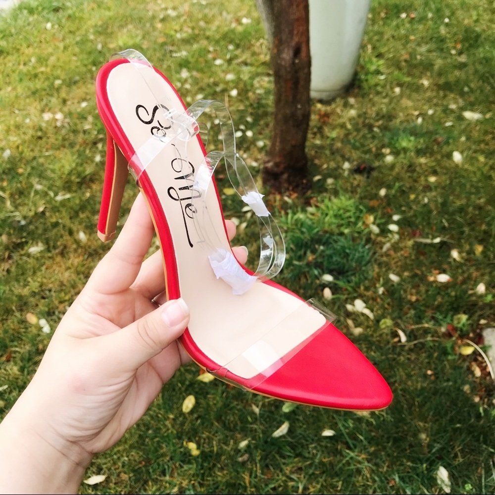 Unfiltered Red Heels
